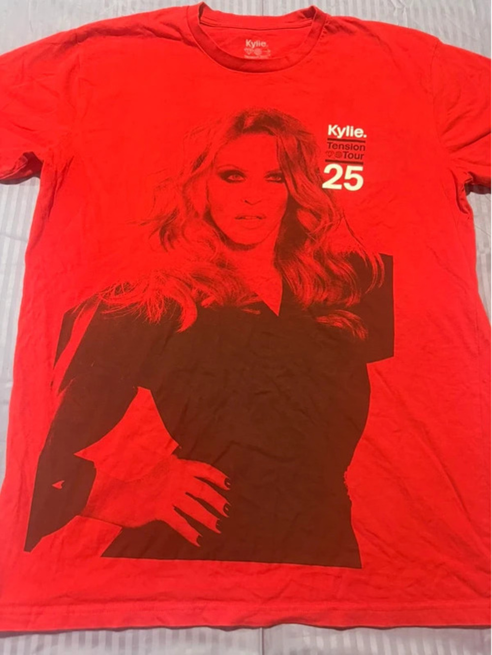 Kylie Minogue Tension Tour 2025 Graphic T-Shirt Size Large 1297